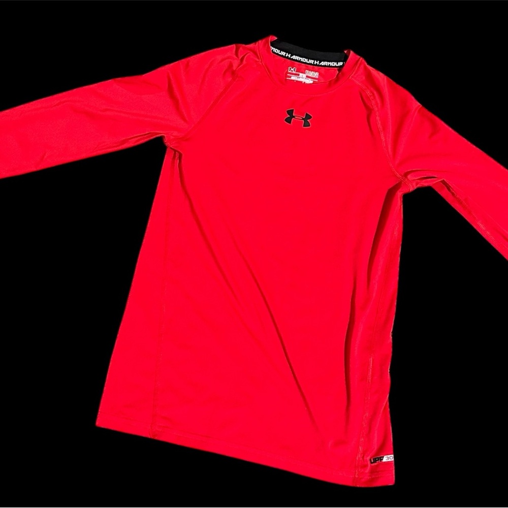 Under Armour Red Long Sleeve Shirt